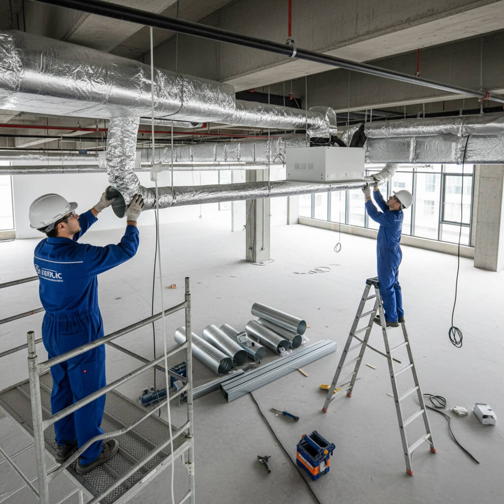Especialistas en instalación de aires comerciales con ductería