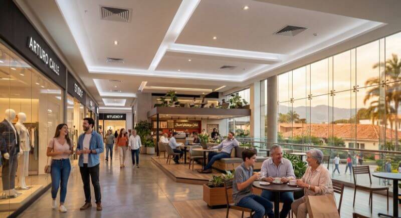 aire acondicionado o sistema hvac en centros comerciales