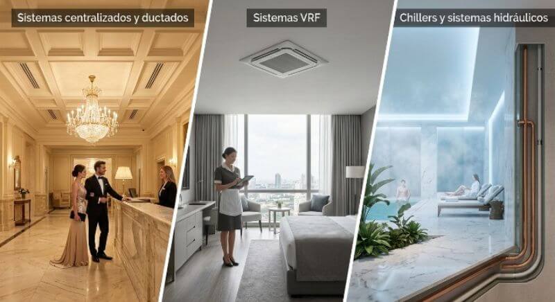 tipos de sistemas de climatizacion para hotel
