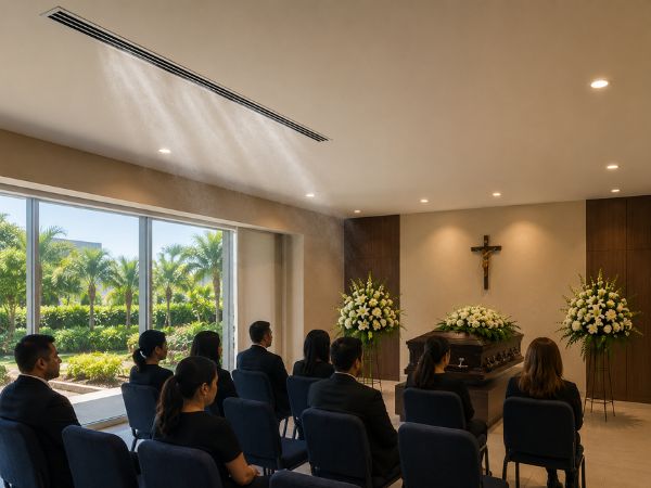 aires acondicionados en funerarias