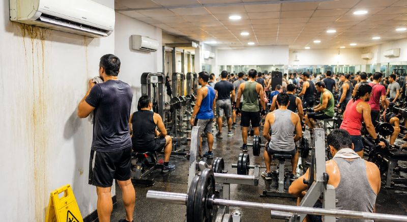 aire acondicionado para gimnasios